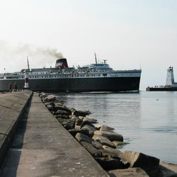 S.S. Badger Arrives